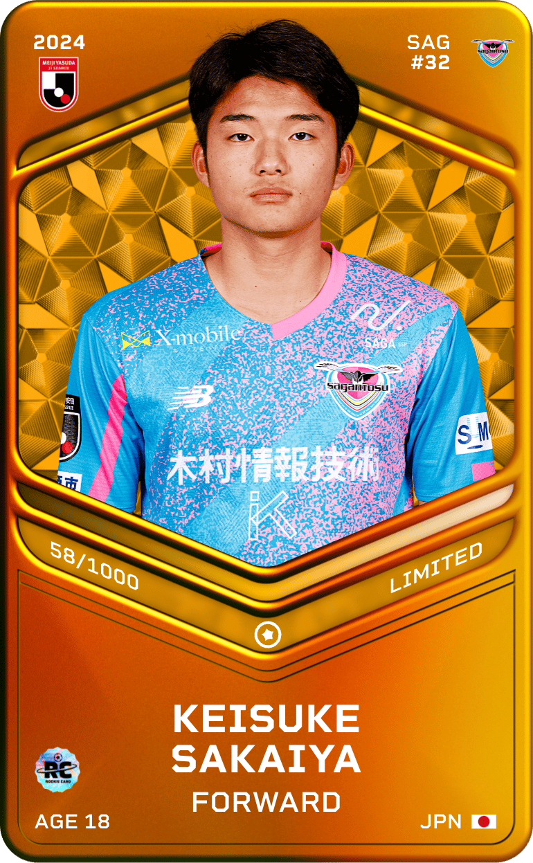 Keisuke Sakaiya 2024-25 • Limited 58/1000