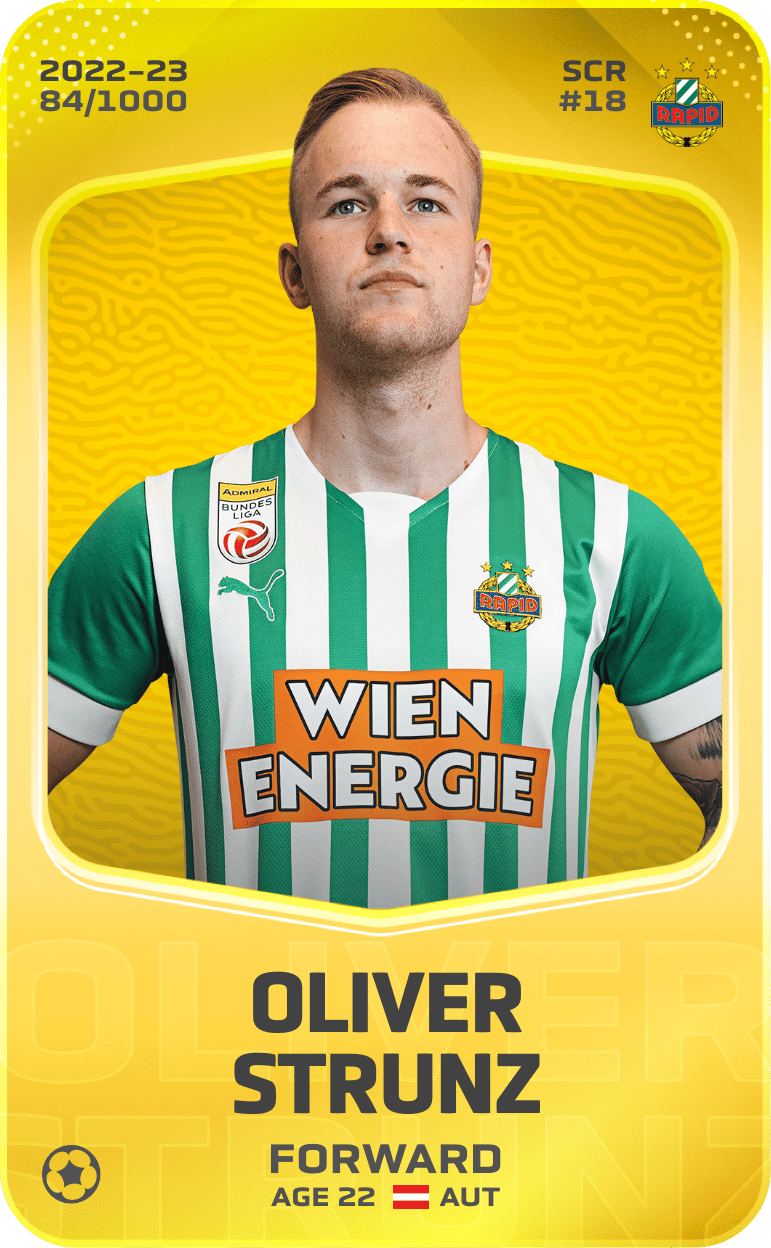 Oliver Strunz 2022-23 • Limited 84/1000