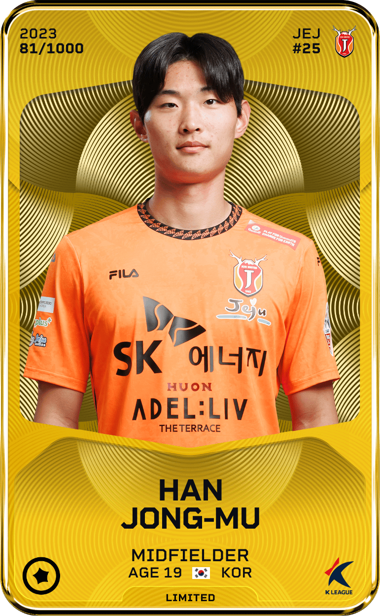 Han Jong-Mu 2023-24 • Limited 81/1000