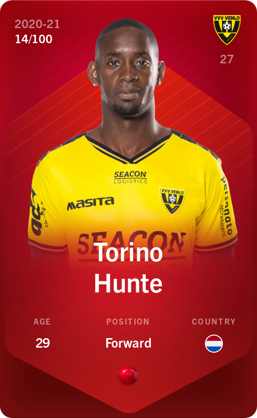 Sorare - Sorare Official - Torino Hunte 2020-21 • Rare 14/100 - NFT # 55455582272957483296010321023283499207652166767543515083435549176928393956891