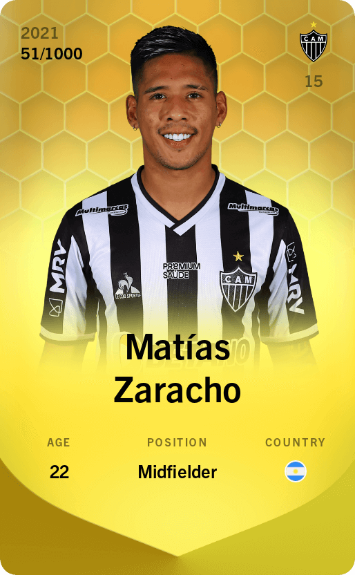 Matías Zaracho 2021-22 • Limited 51/1000