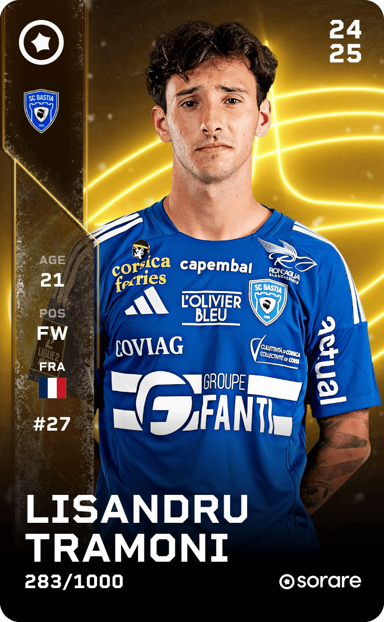 Lisandru Tramoni 2024-25 • Limited 283/1000