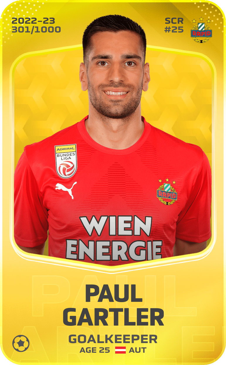 Paul Gartler 2022-23 • Limited 301/1000