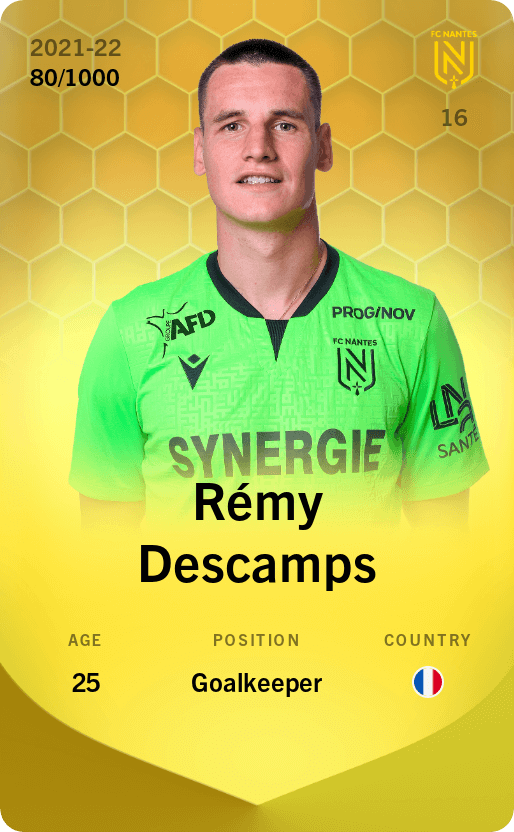 Rémy Descamps 2021-22 • Limited 80/1000