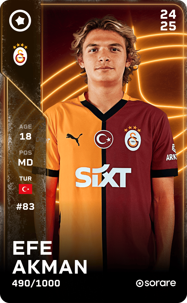 Efe Akman 2024-25 • Limited 490/1000