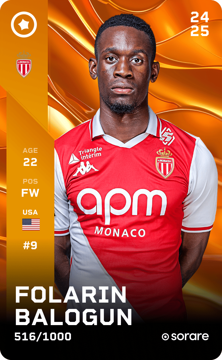 Folarin Balogun 2024-25 • Limited 516/1000
