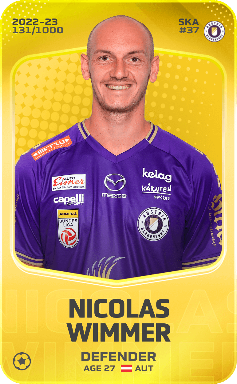 Nicolas Wimmer 2022-23 • Limited 131/1000