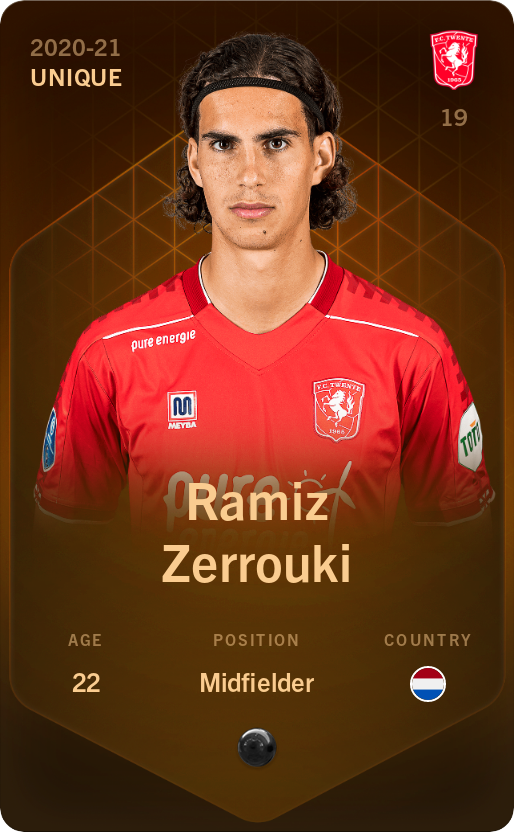 Sorare - Sorare Official - Ramiz Zerrouki 2020-21 • Unique - NFT # 64271947938458568573163546865630438106084432605046002904129224945315428623099