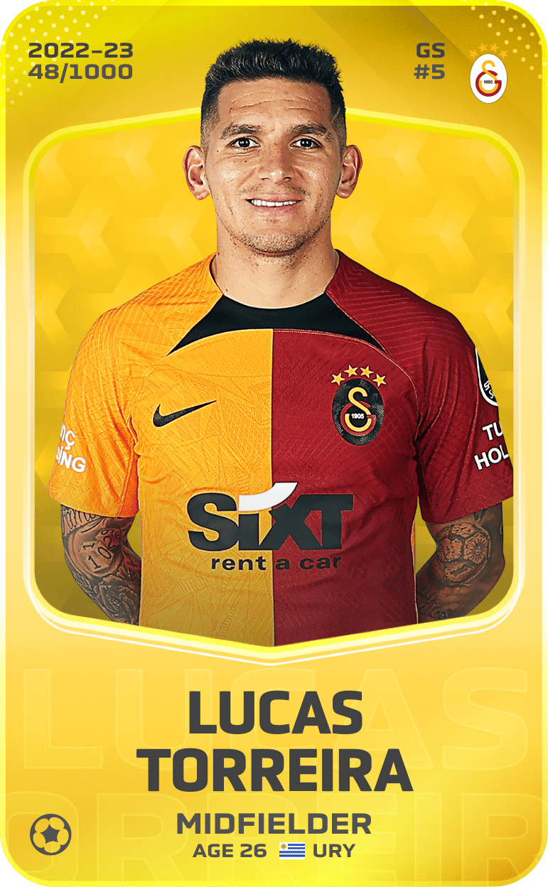 Lucas Torreira 2022-23 • Limited 48/1000