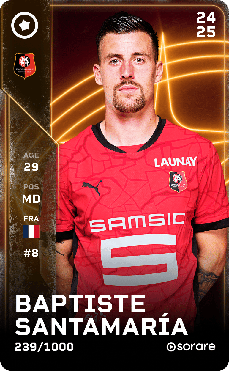 Baptiste Santamaría 2024-25 • Limited 239/1000