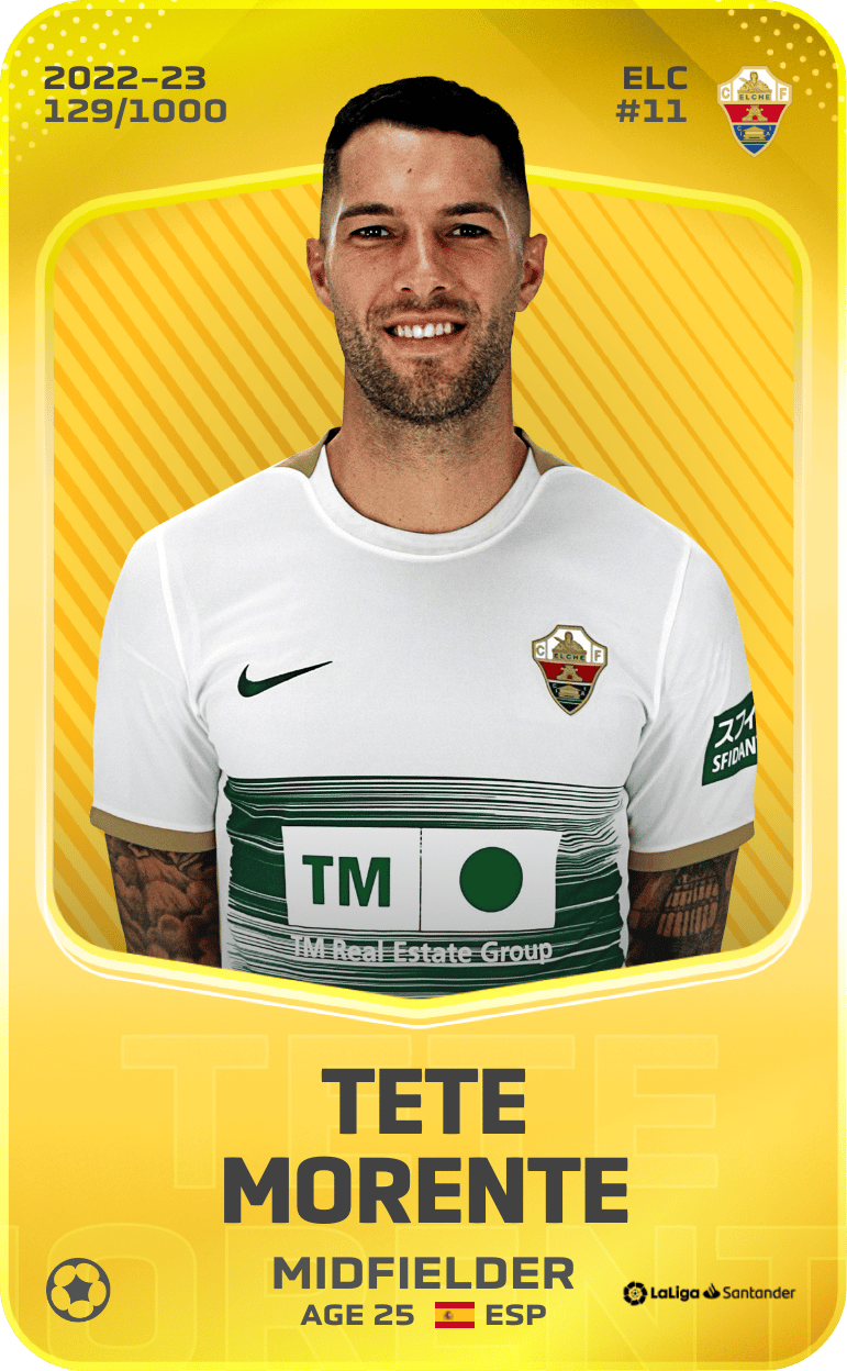 Tete Morente 2022-23 • Limited 129/1000