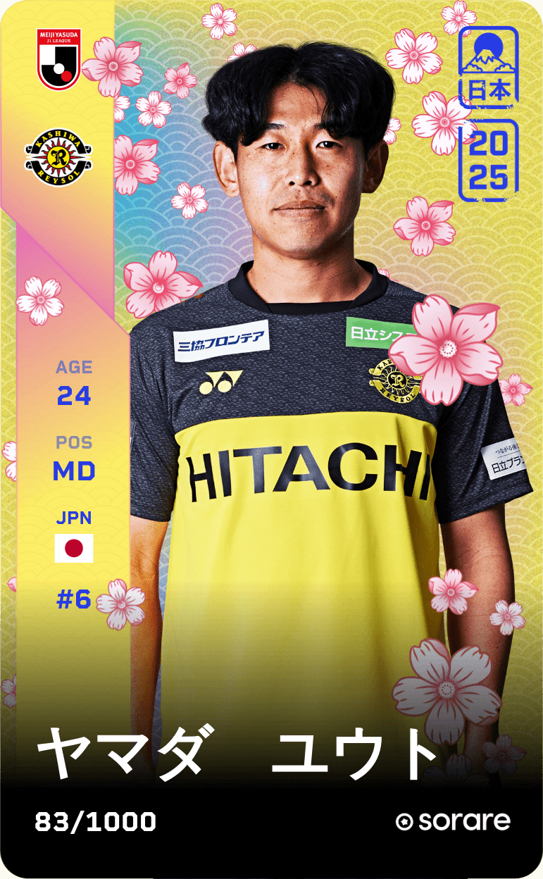 Yuto Yamada 2025-26 • Limited 83/1000