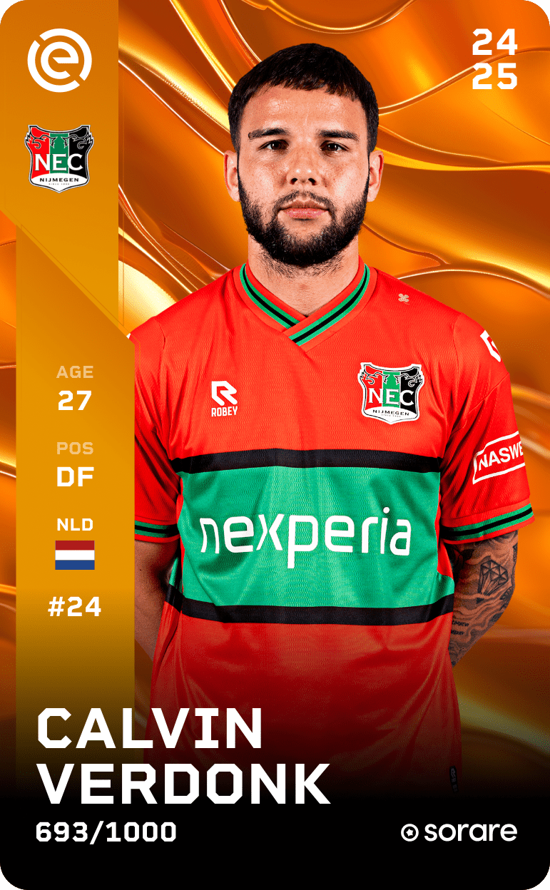 Calvin Verdonk 2024-25 • Limited 693/1000