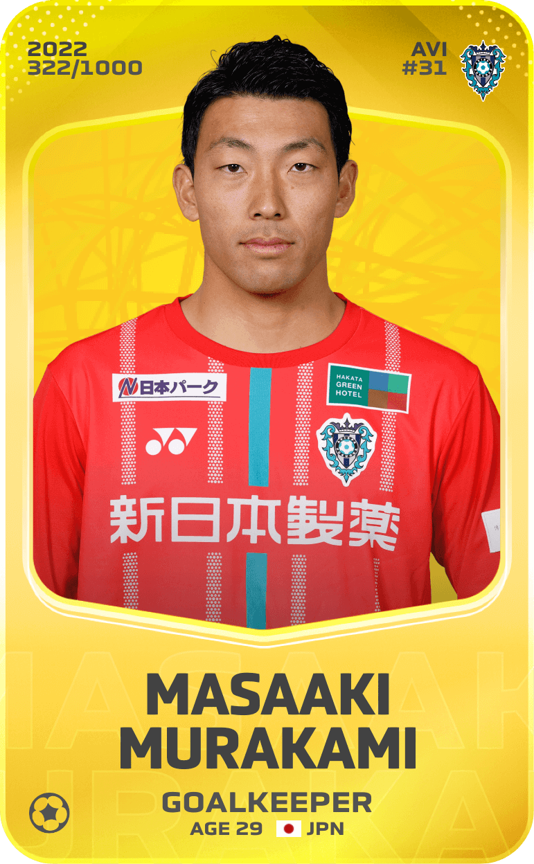 Masaaki Murakami 2022-23 • Limited 322/1000