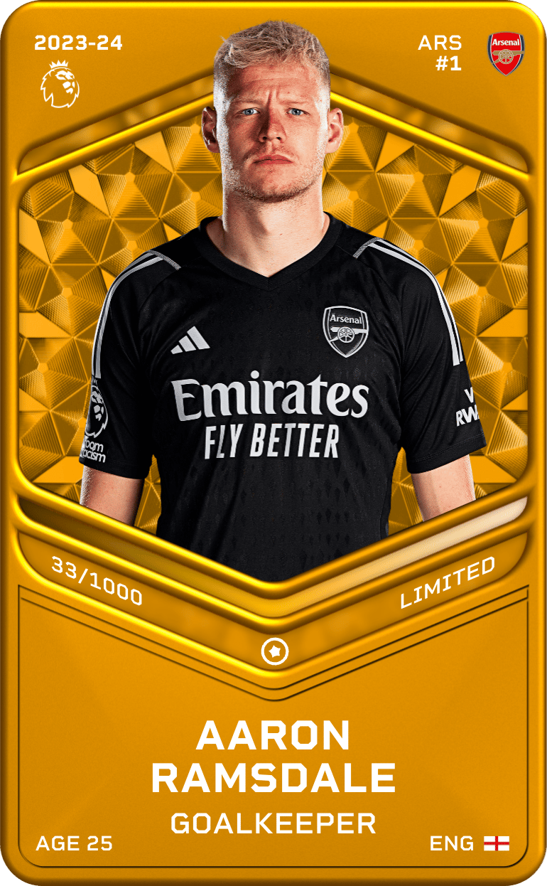 Aaron Ramsdale 2023-24 • Limited 33/1000