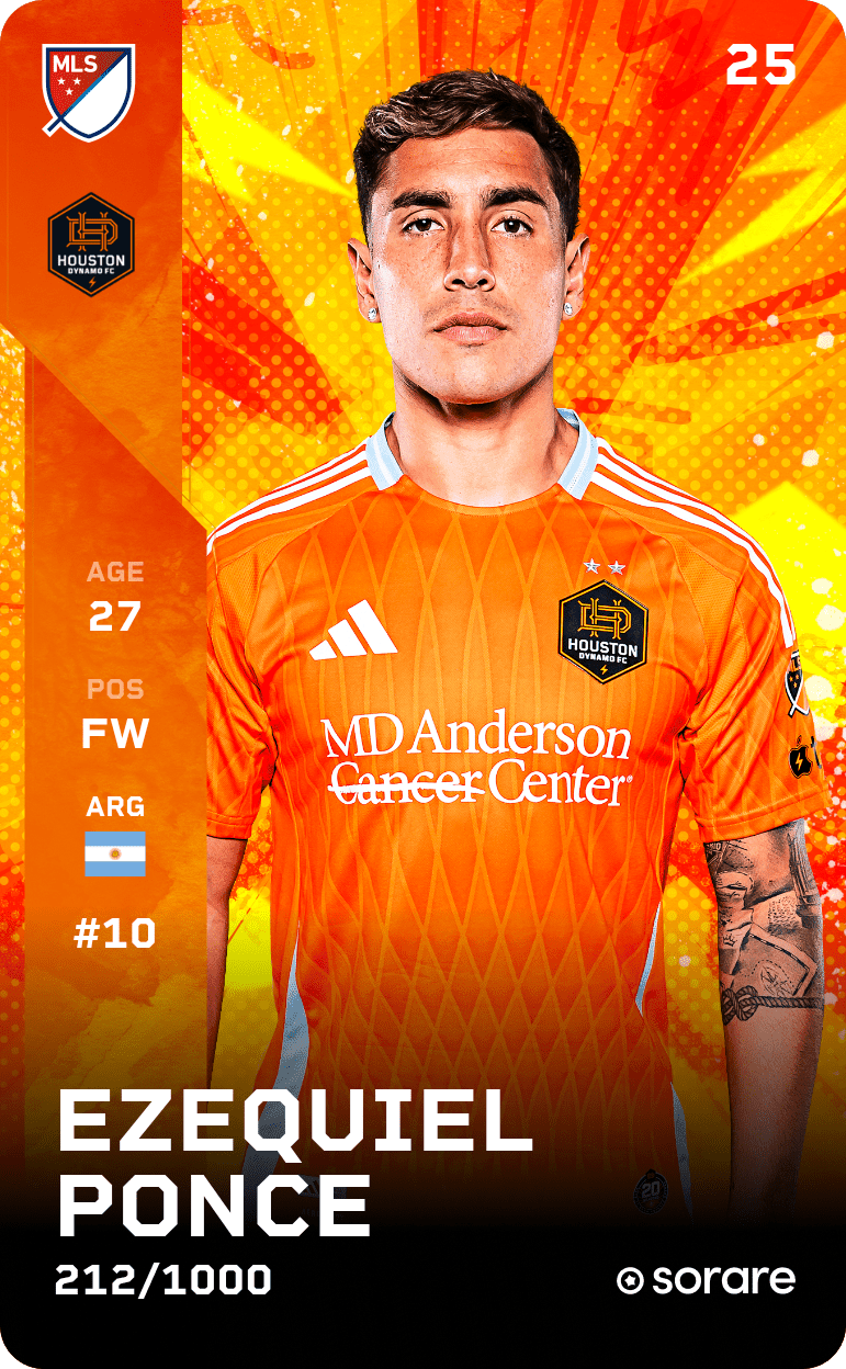 Ezequiel Ponce 2025-26 • Limited 212/1000