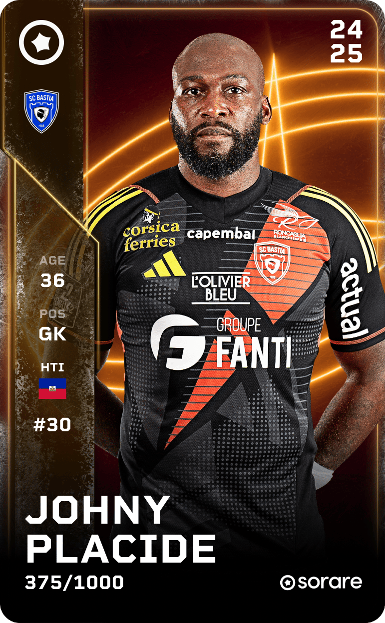 Johny Placide 2024-25 • Limited 375/1000