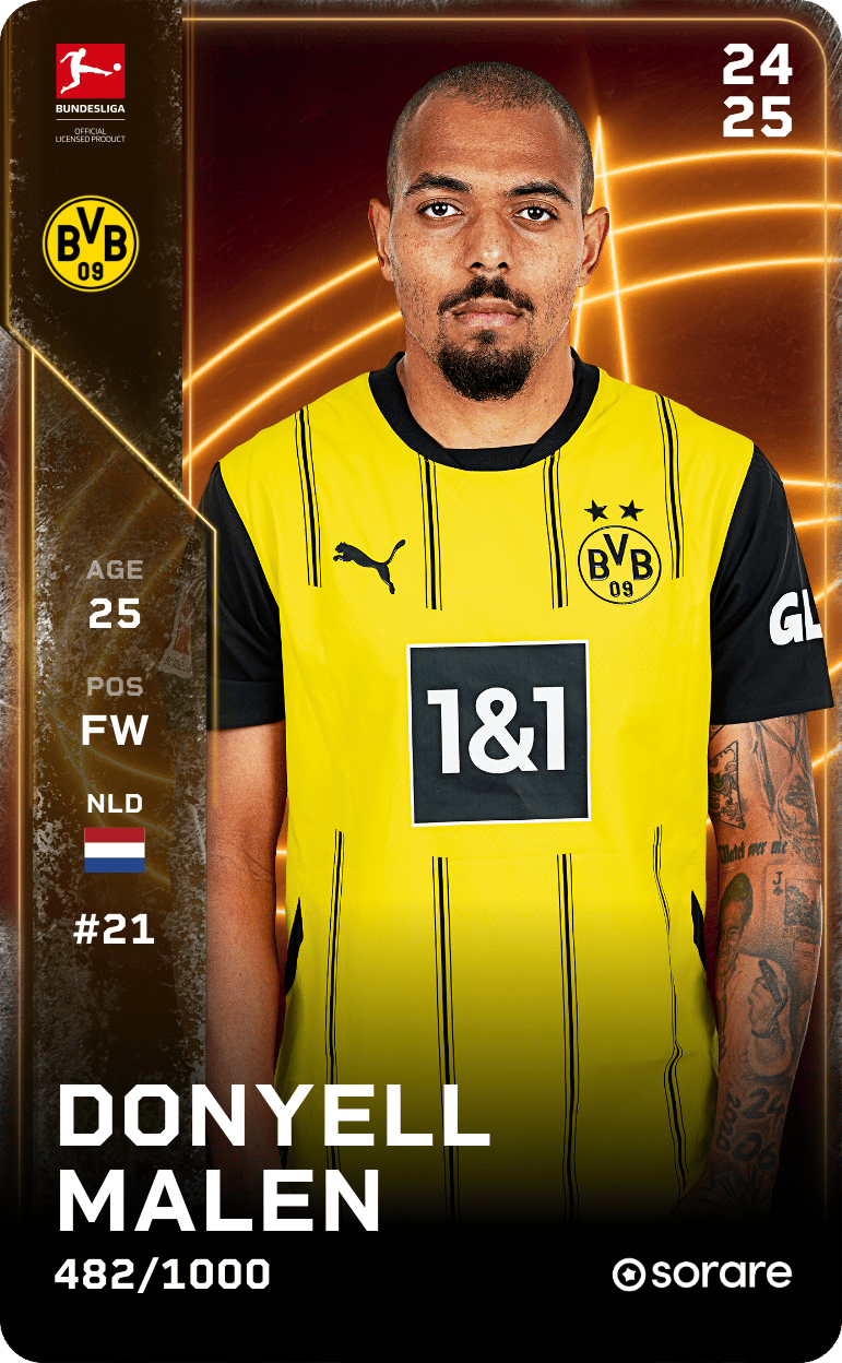 Donyell Malen 2024-25 • Limited 482/1000