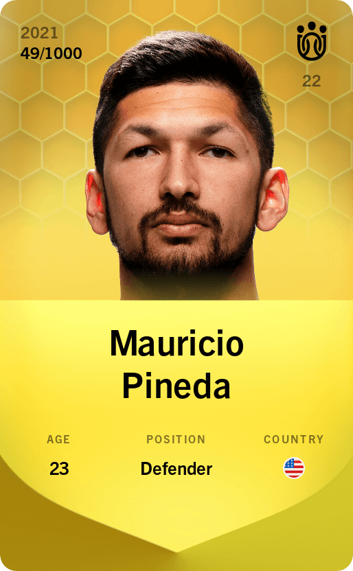 Mauricio Pineda 2021-22 • Limited 49/1000