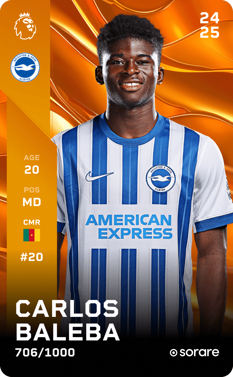 Carlos Baleba 2024-25 • Limited 706/1000