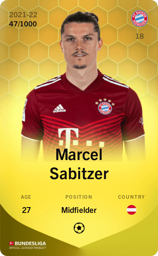 Marcel Sabitzer 2021-22 • Limited 47/1000