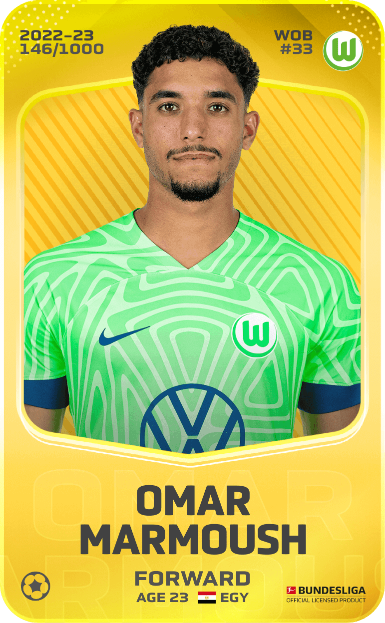 Omar Marmoush 2022-23 • Limited 146/1000