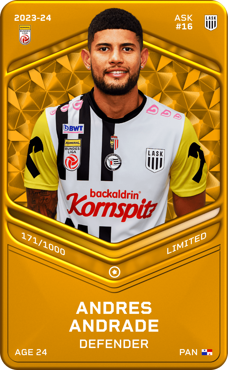 Andres Andrade 2023-24 • Limited 171/1000