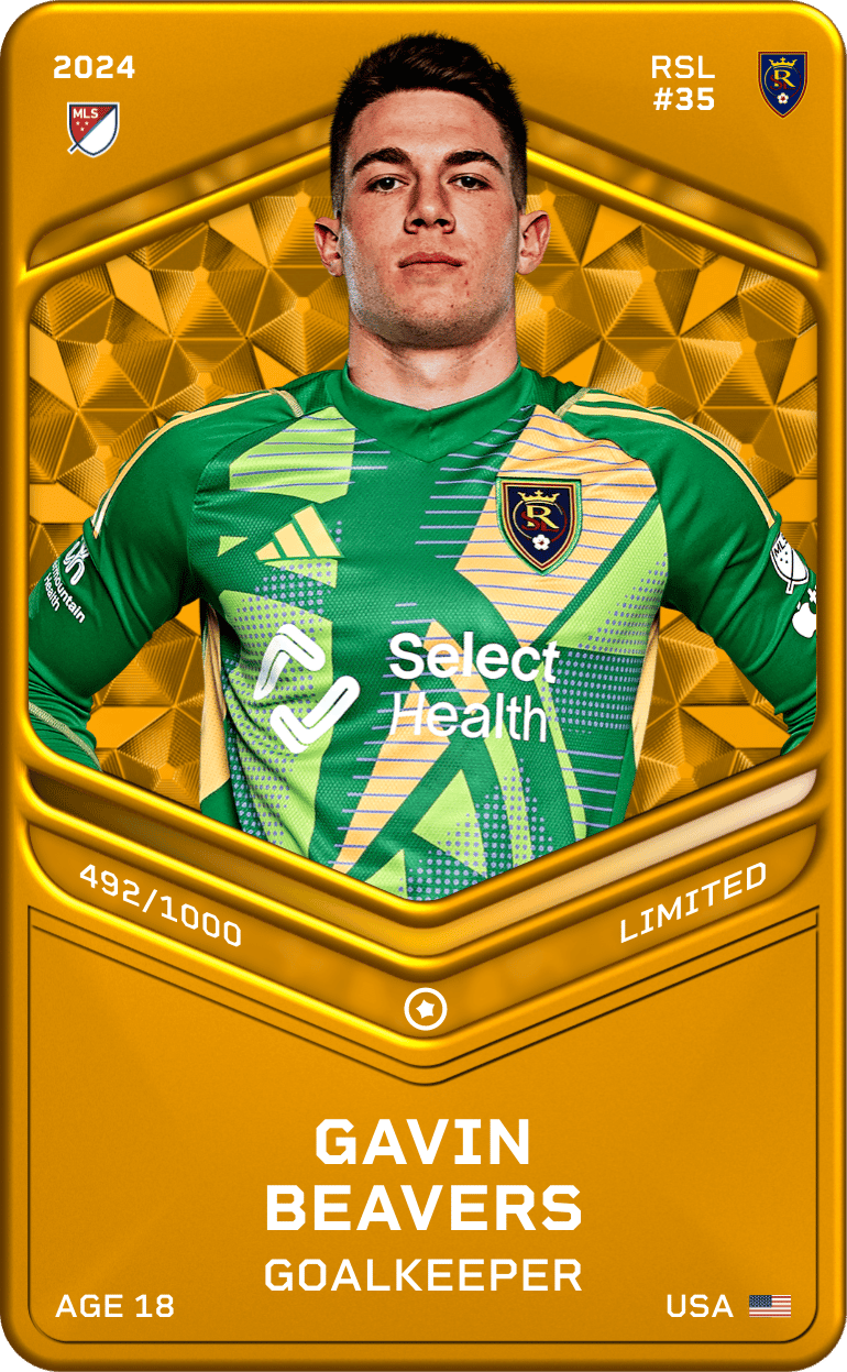 Gavin Beavers 2024-25 • Limited 492/1000