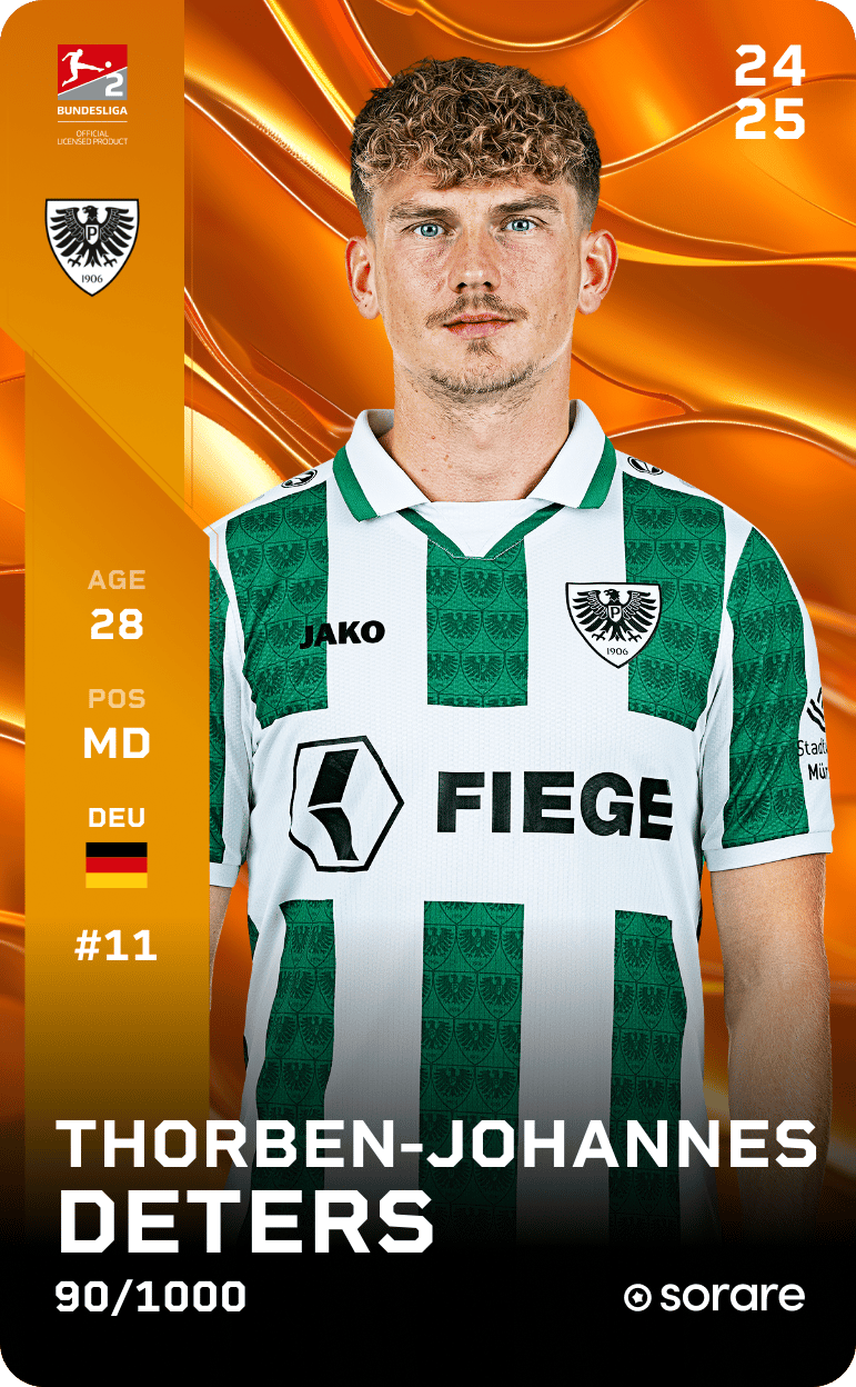 Thorben-Johannes Deters 2024-25 • Limited 90/1000