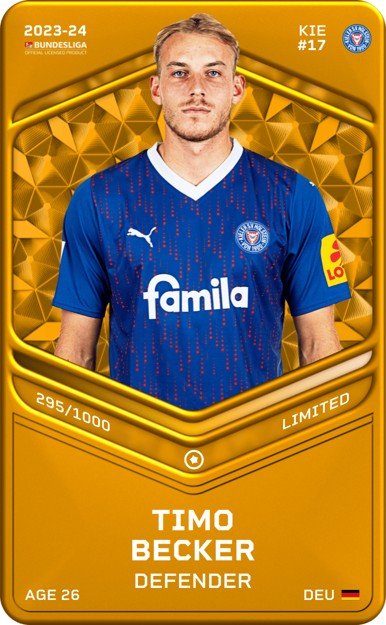 Timo Becker 2023-24 • Limited 295/1000