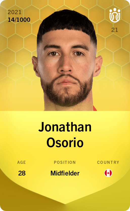 Jonathan Osorio 2021-22 • Limited 14/1000