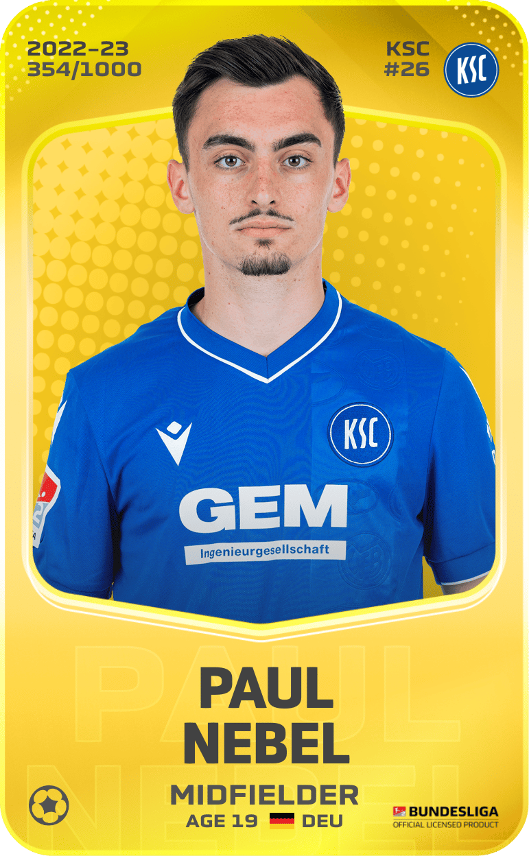 Paul Nebel 2022-23 • Limited 354/1000