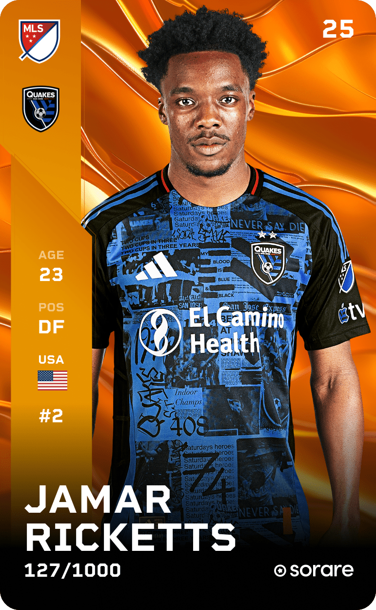 Jamar Ricketts 2025-26 • Limited 127/1000
