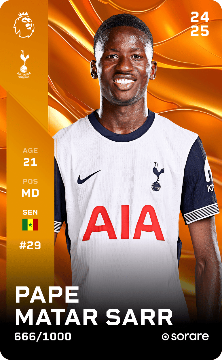 Pape Matar Sarr 2024-25 • Limited 666/1000