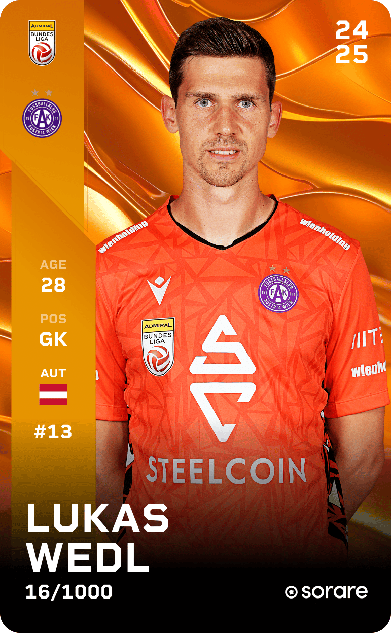 Lukas Wedl 2024-25 • Limited 16/1000
