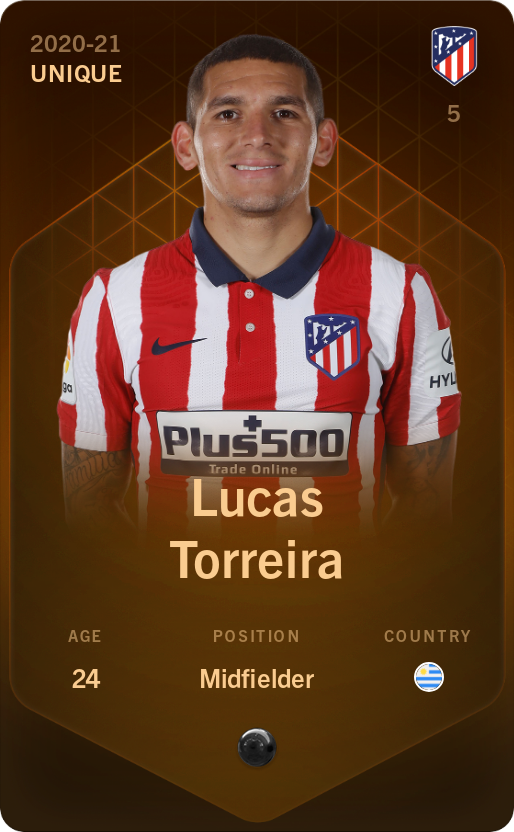 Sorare - Sorare Official - Lucas Torreira 2020-21 • Unique - NFT # 64817214843762099884547947245373228178205944875482222353227949448488036154785