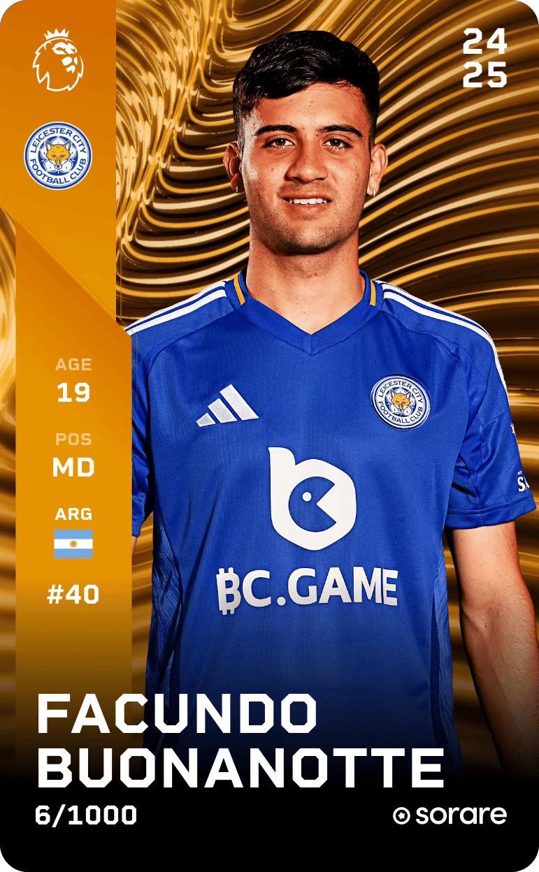 Facundo Buonanotte 2024-25 • Limited 6/1000