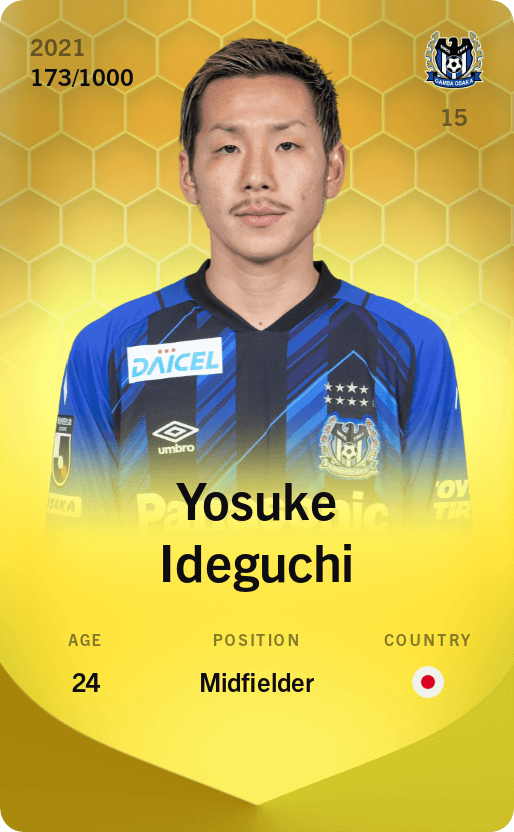 Yosuke Ideguchi 2021-22 • Limited 173/1000