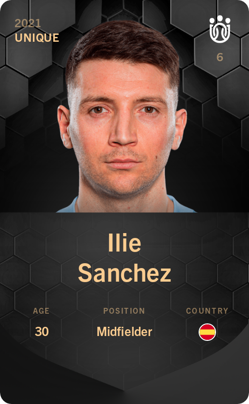 Sorare - Sorare Official - Ilie Sanchez 2021-22 • Unique - NFT # 5801430219404441519351573348250278288916406137357626461067496605355012230558