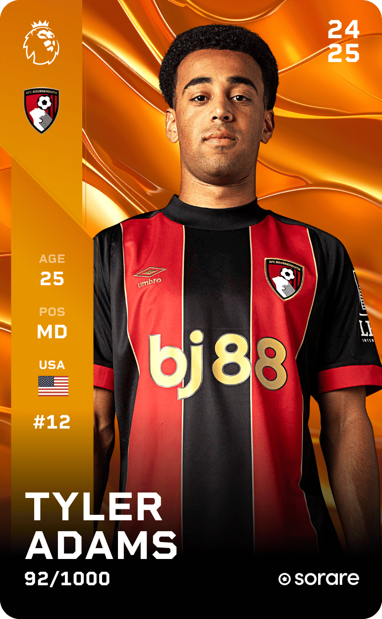 Tyler Adams 2024-25 • Limited 92/1000
