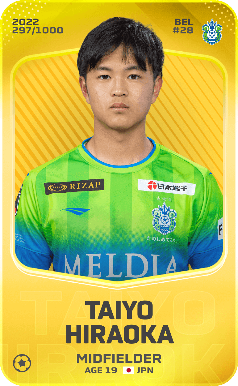 Taiyo Hiraoka 2022-23 • Limited 297/1000