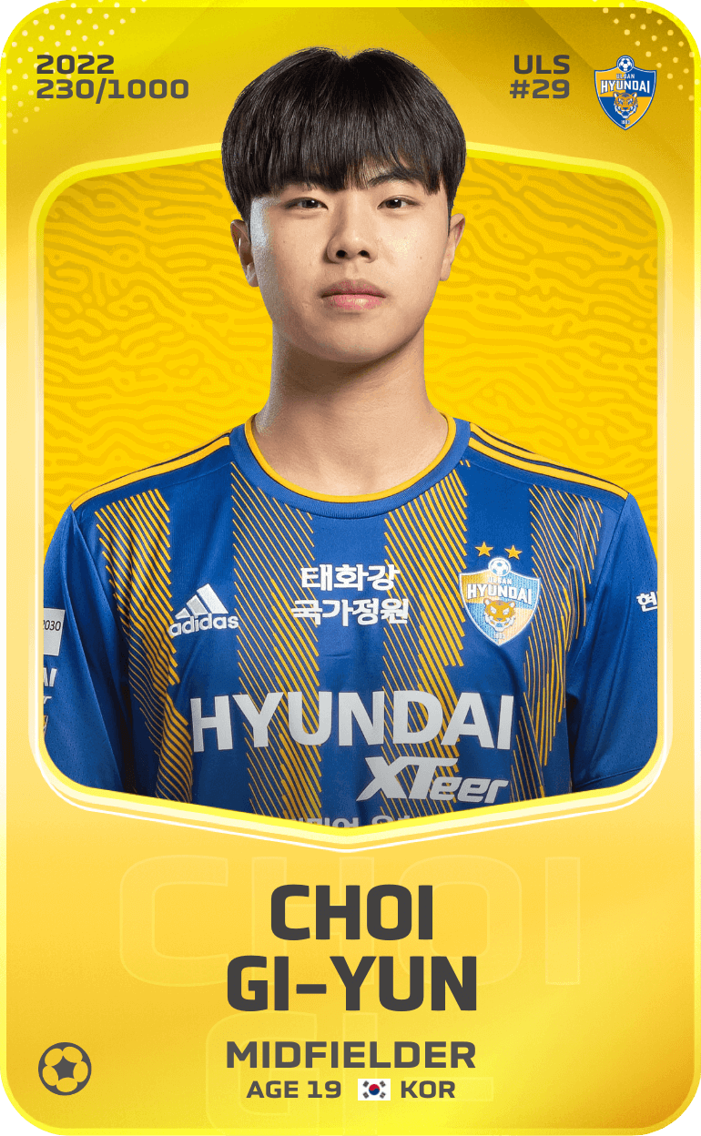 Choi Gi-Yun 2022-23 • Limited 230/1000