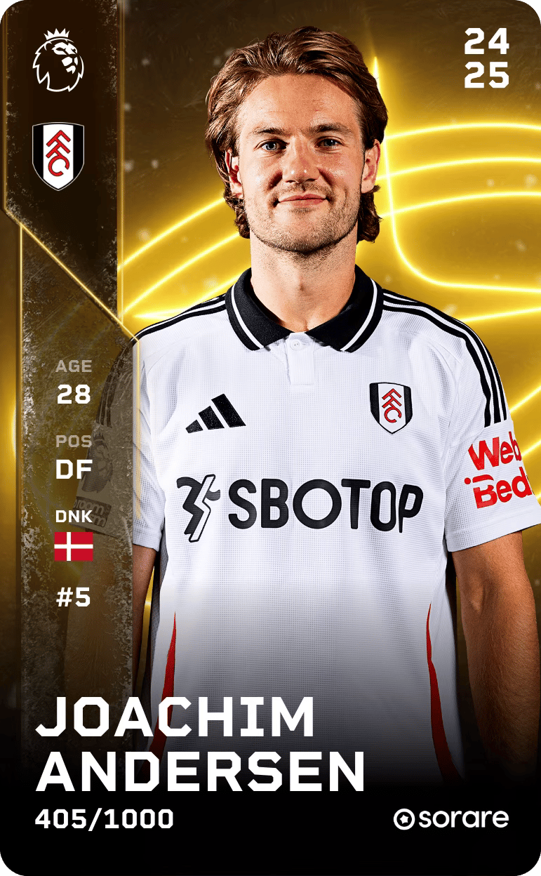 Joachim Andersen 2024-25 • Limited 405/1000