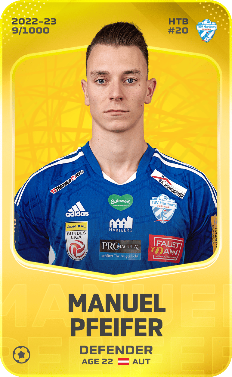 Manuel Pfeifer 2022-23 • Limited 9/1000