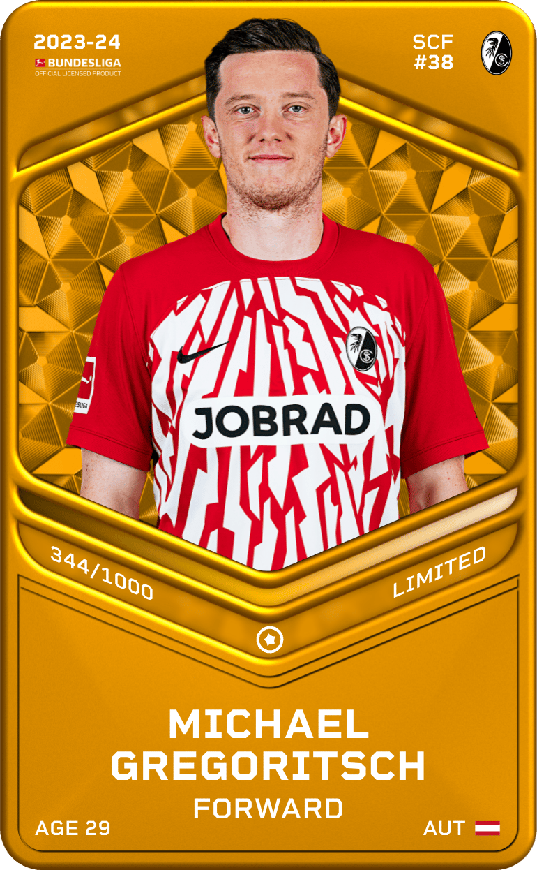 Michael Gregoritsch 2023-24 • Limited 344/1000