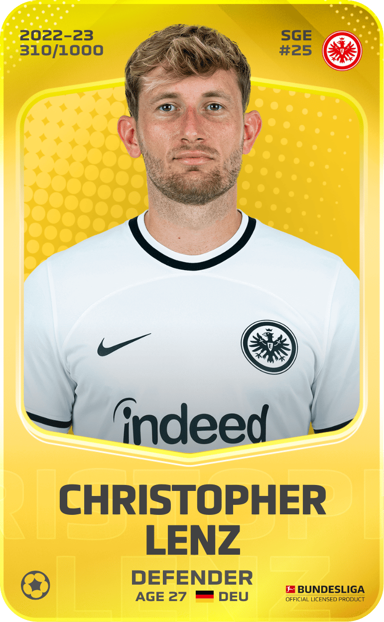 Christopher Lenz 2022-23 • Limited 310/1000