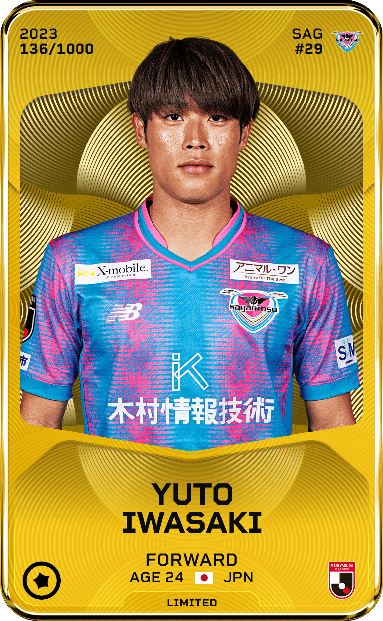 Yuto Iwasaki 2023-24 • Limited 136/1000