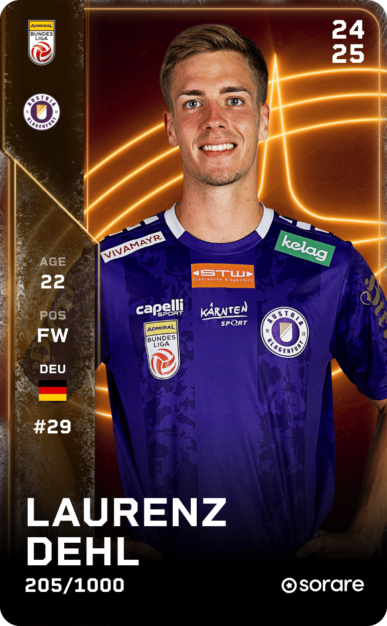 Laurenz Dehl 2024-25 • Limited 205/1000