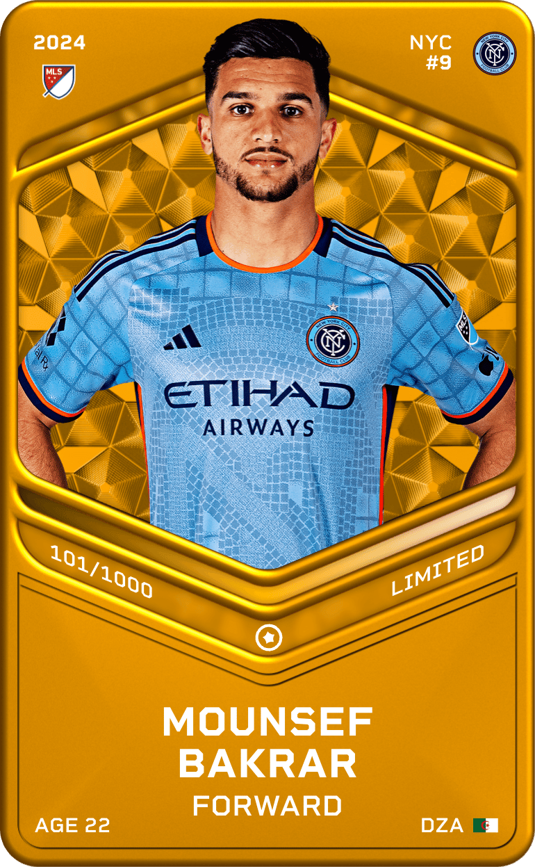 Monsef Bakrar 2024-25 • Limited 101/1000