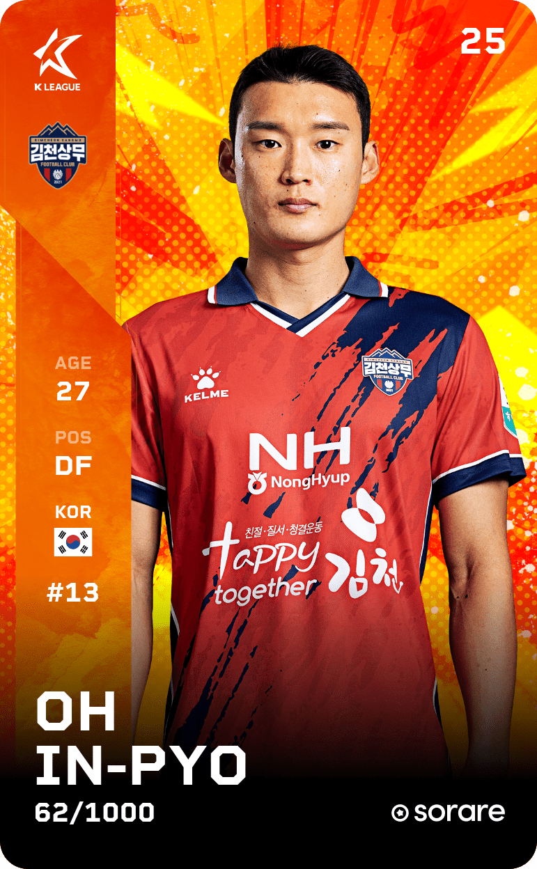 Oh In-Pyo 2025-26 • Limited 62/1000
